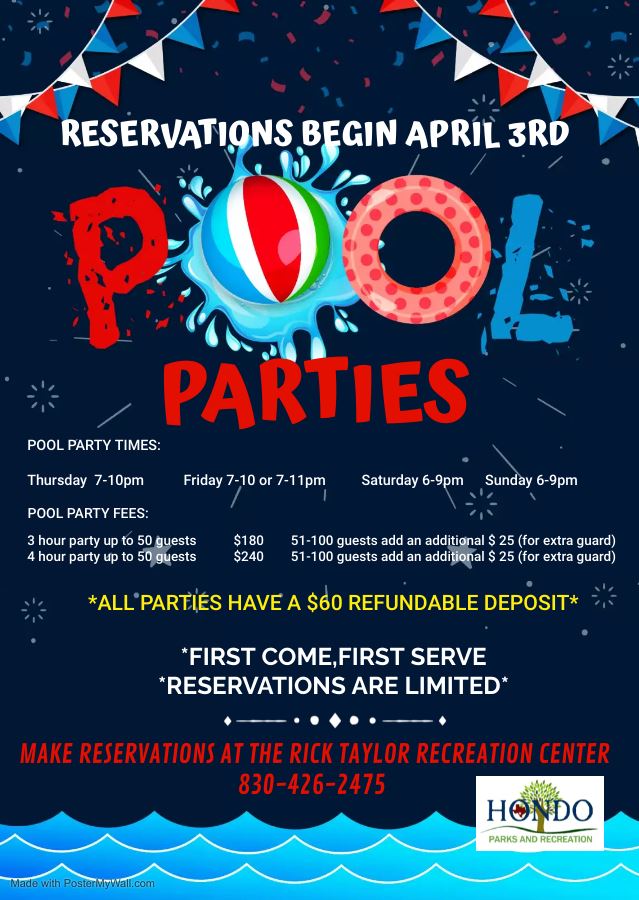 4th of July pool party invitation - Made with PosterMyWall