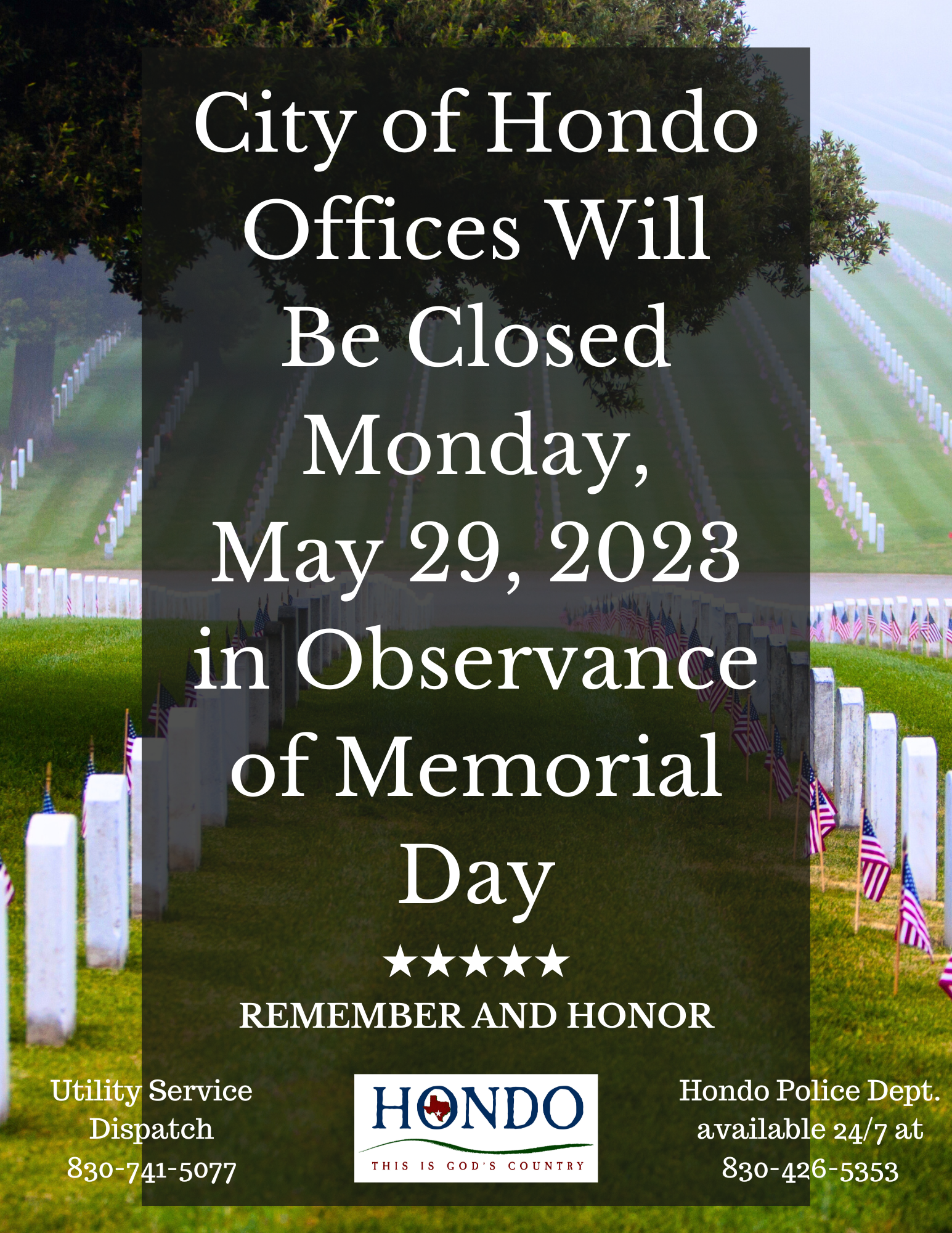 Memorial Day Flyer