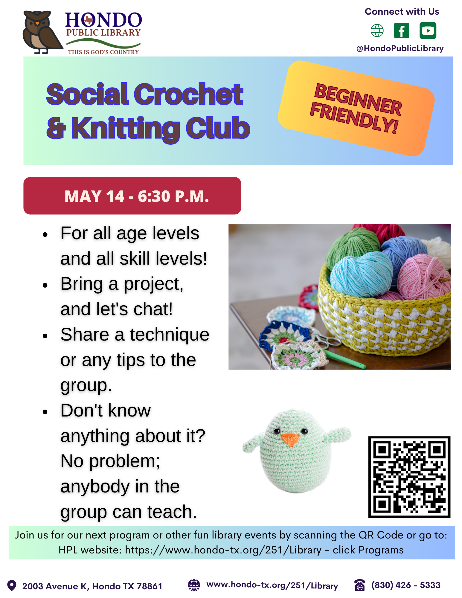 Social Crochet  Knitting May
