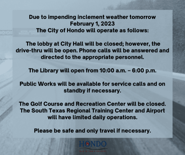 sever weather notice